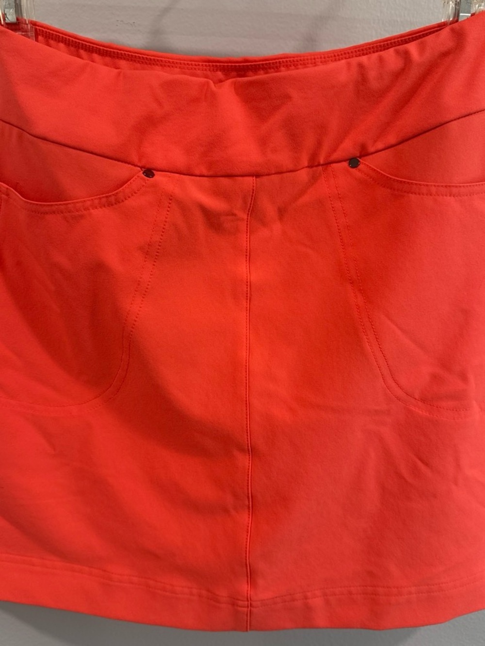 Tail Bright Coral Pocket golf Skort